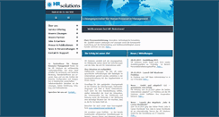 Desktop Screenshot of hr-solutions.de